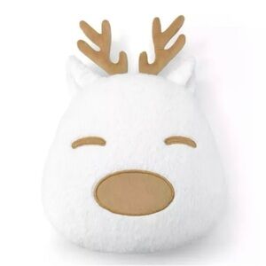 Target Bullseye’s Playground Christmas White Reindeer Plush Pillow